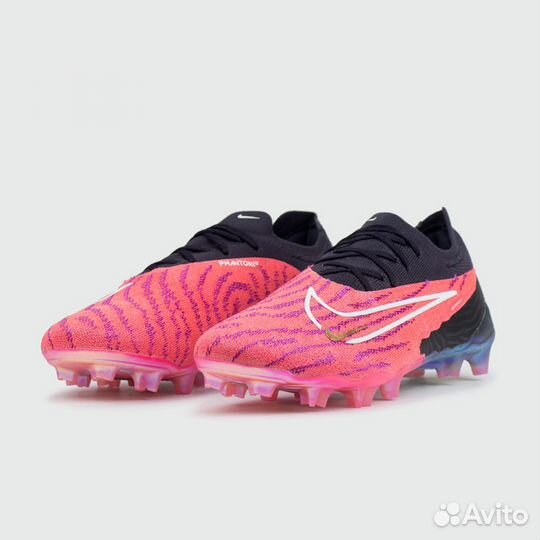 Бутсы Nike Gripknit Phantom GX Elite FG Pink Black