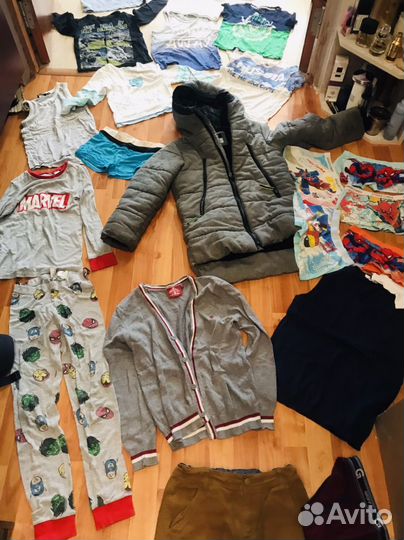 Вещи пакетом на мальчика 110-146