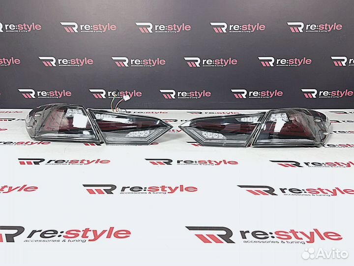 Стопы Toyota Camry 70 Lexus Style Прозрачные