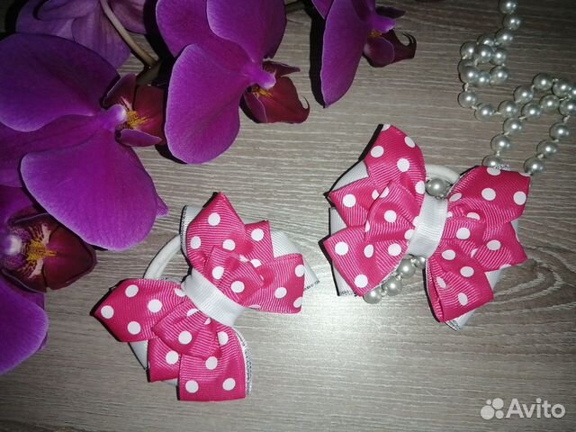 Бантики для девочек ручной работы