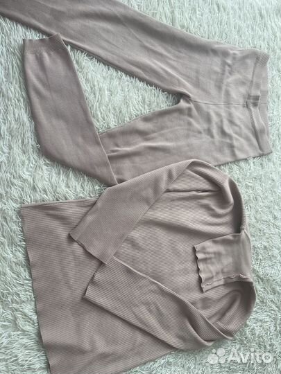 Костюм в рубчик