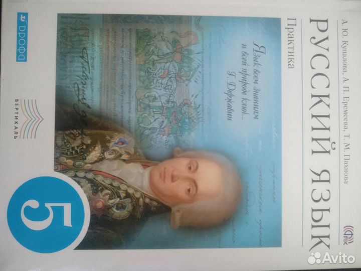 Учебник по русскому языку 5 класс Дрофа Вертикаль