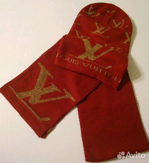 Комплект шапка + шарф Louis Vuitton