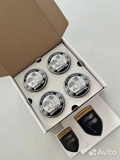 Парящие эмблемы для дисков Mercedes/brabus