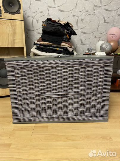 Сундук плетеный