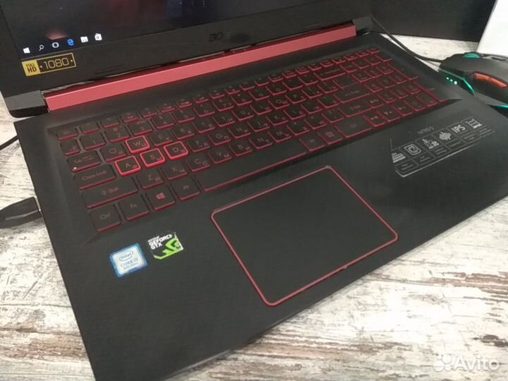 Игровой Acer Nitro(IPS/i5-8ядр/GTX1050-4GB/SSD+1TB