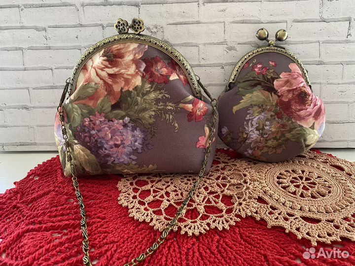 Сумочка на фермуаре