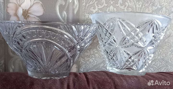 Вазы хрустальные СССР