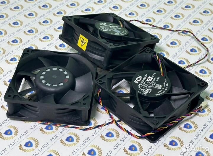 Кулер/Вентилятор FCN 3.14A 4 пин (REF) для S19, L7