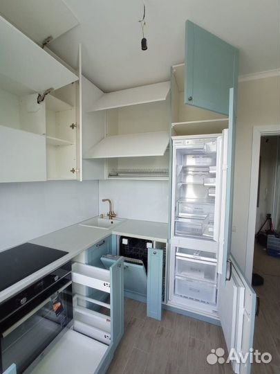 Новый кухонный гарнитур/ светлая красивая кухня