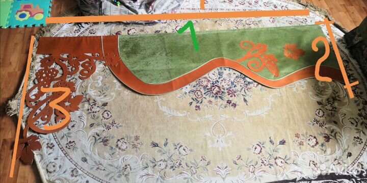 Ажурный ламбрекен