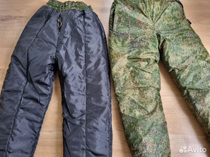 Зимние штаны детские камуфляж кадетская форма бвр