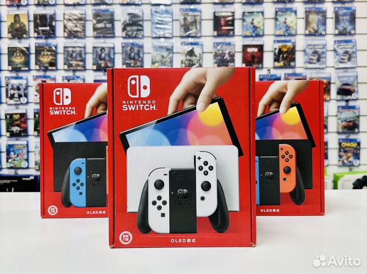 Nintendo Switch Oled прошита (чип) Новая