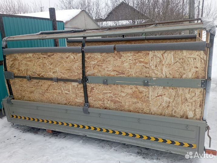 Бортовая платформа на газель с тентом