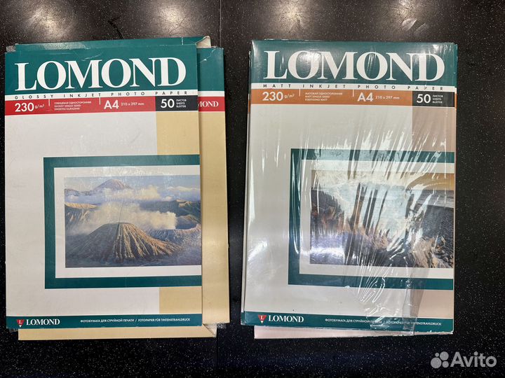 Фотобумага Lomond разная