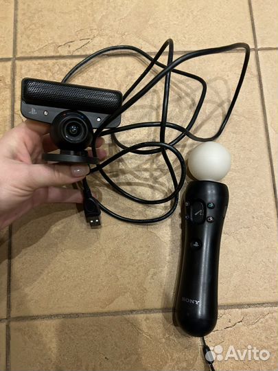 Sony playstation 3 move и playstation eye камера