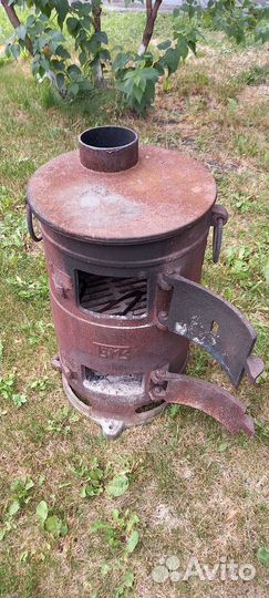 Печь Буржуйка чугунная СССР