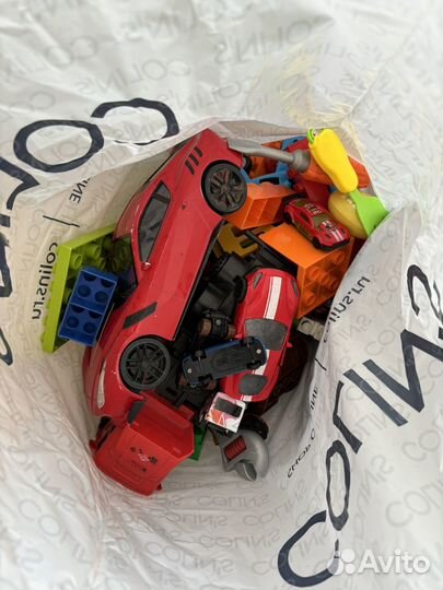 Игрушки лего duplo и машинки