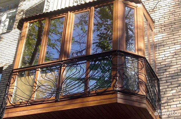 Остекление балконов и лоджий под ключ S6041