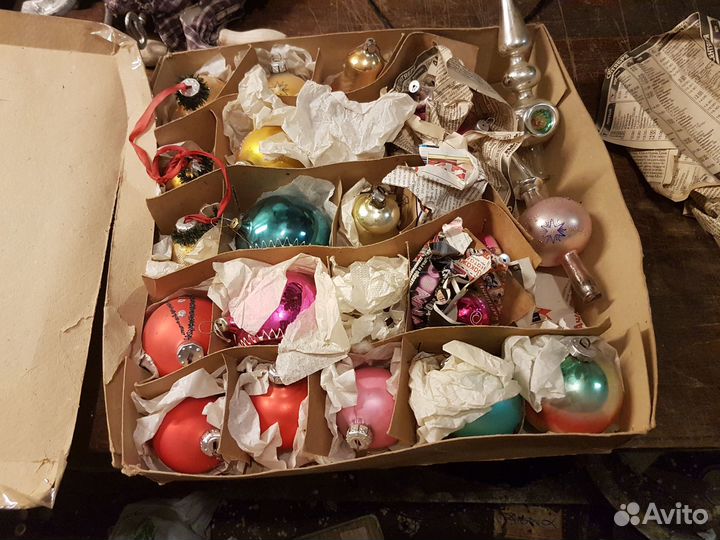 Елочные игрушки СССР