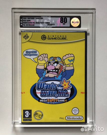 Wario Ware Inc. Mega Party Game Nintendo GameCube