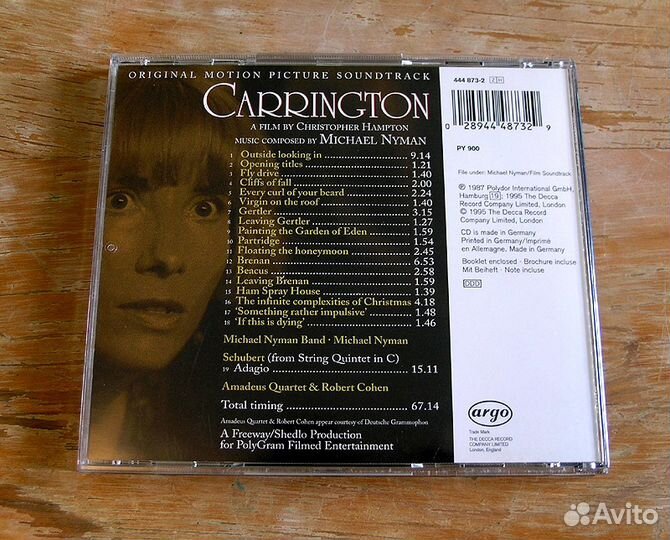 CD Michael Nyman - Carrington