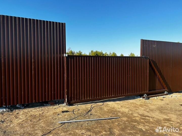 Забор под ключ профнастил по Области