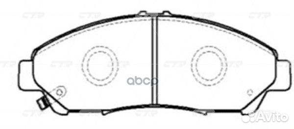 Ckho-26 GK0343 Колодки тормозные дисковые п