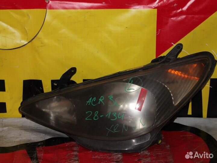 Фара левая Тойота Эстима ACR30 28-134 ксенон