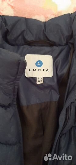 Зимний пуховик для девочки 128 Luhta