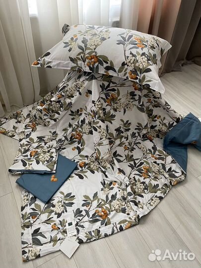 Белье с готовым одеялом сатин люкс