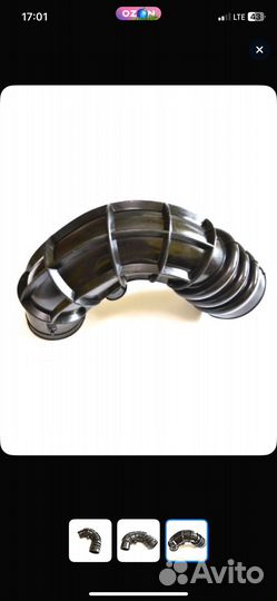 Патрубок датчика (гофра) для ваз 2108-2115, 8кл