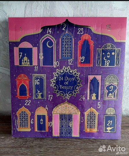 Адвент календарь с косметикой из летуаль