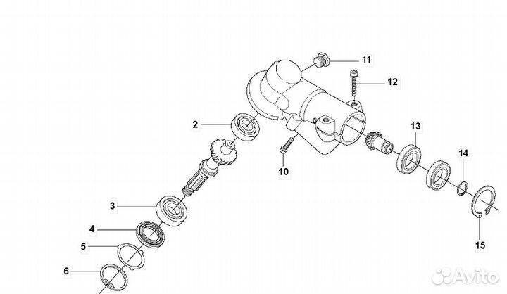 Редуктор husqvarna 5041035-03
