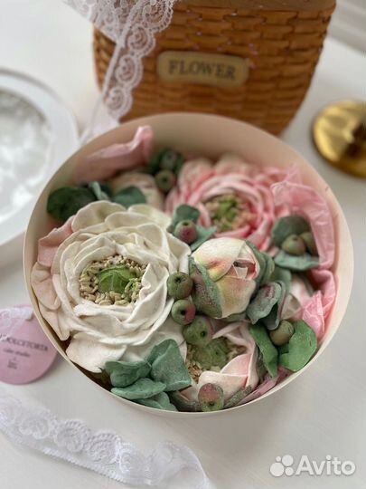 Сладкие букеты из зефира