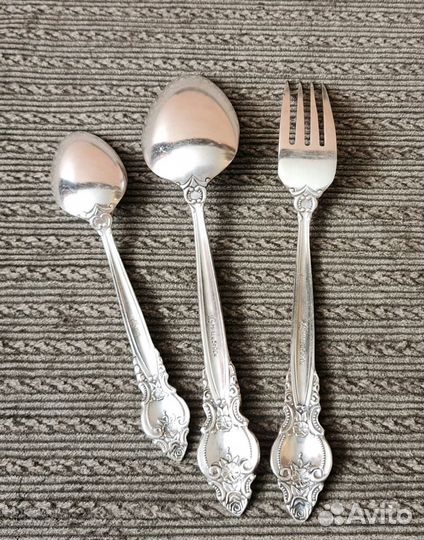 Набор столовых приборов мельхиор 