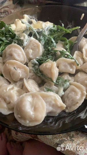 Домашние пельмени, манты вареники