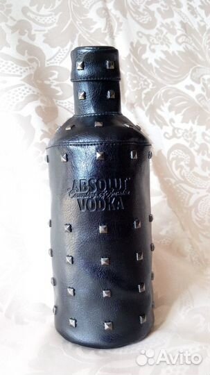 Бутылка коллекционная Чехол Абсолют футляр береста