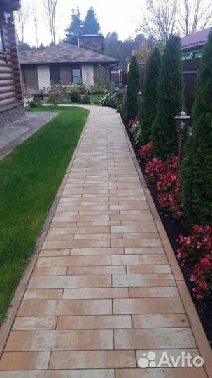 Укладка тротуарной плитки