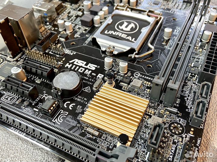 Материнская плата 1151v1 H110 ECS / Asus