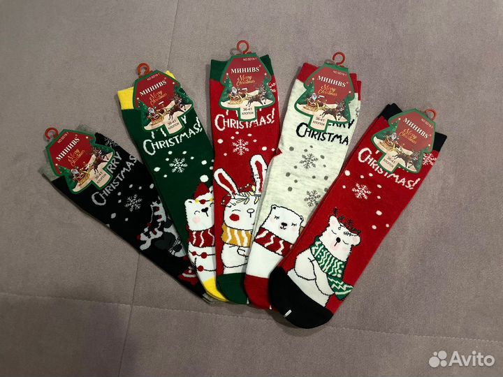 Носки новогодние