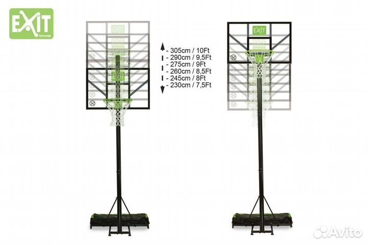 Баскетбольная стойка с кольцом