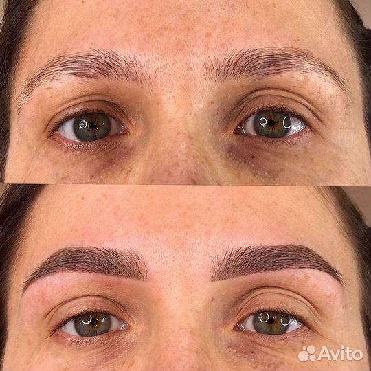 Коррекция, ламинирование и окрашивание бровей