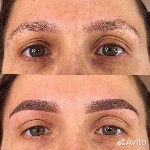 Коррекция, ламинирование и окрашивание бровей