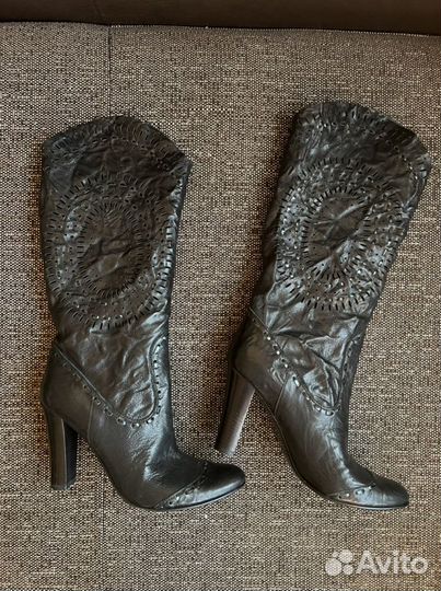 Новые сапоги Petrini 37,5 38 кожаные Италия