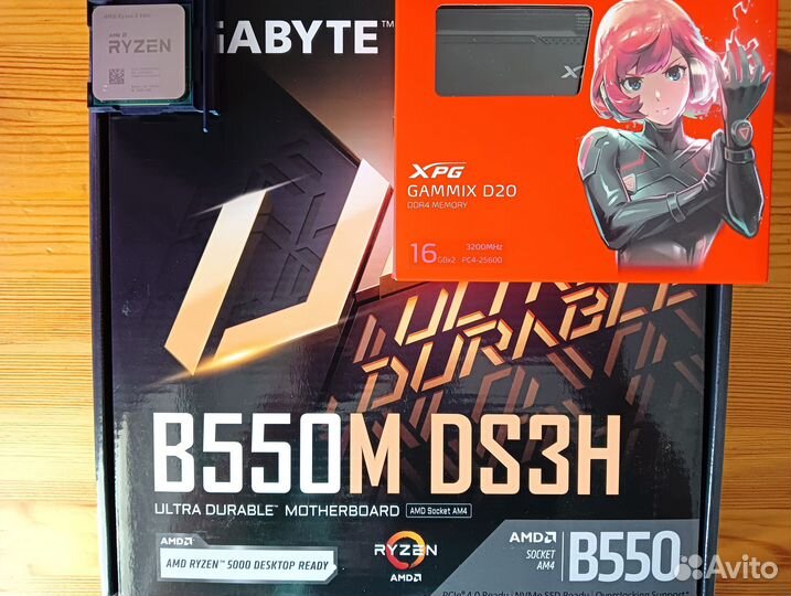 Ryzen 7 5800X / Gigabyte B550M DS3H