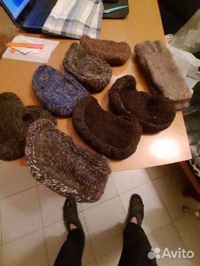 Следки вязаные.Перчатки