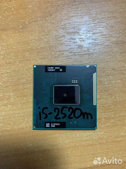Процессор для ноутбука i5-2520m 2.5-3.2GHz