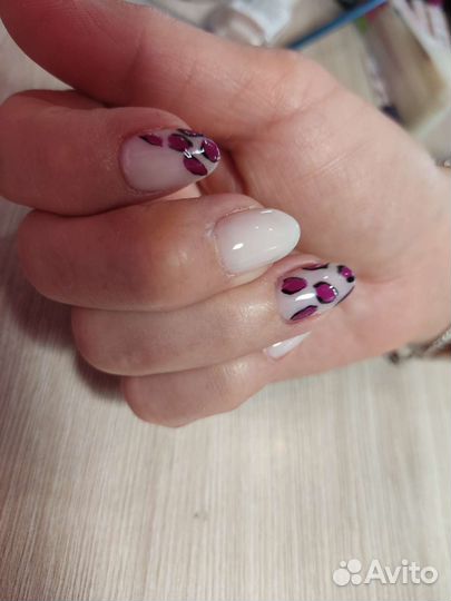 Гель-лак + маникюр