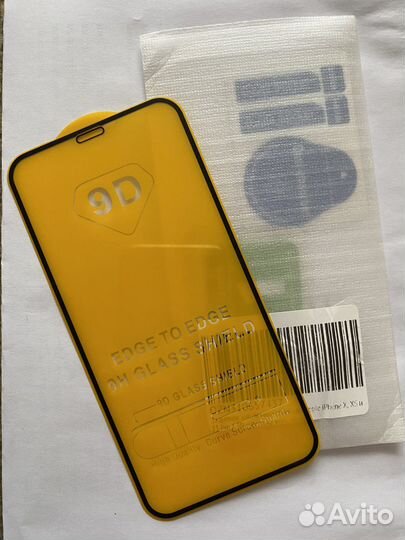 Чехол на iPhone X и защитное стекло